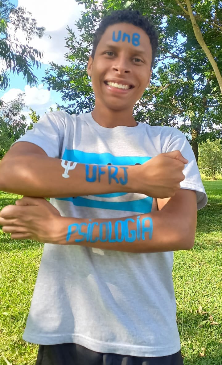 Aprovado na UnB e UFRJ, Psicologia